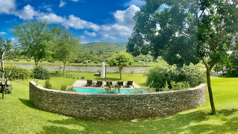 Pool with a View of the Kruger National Park from Joao Luxury River Suite