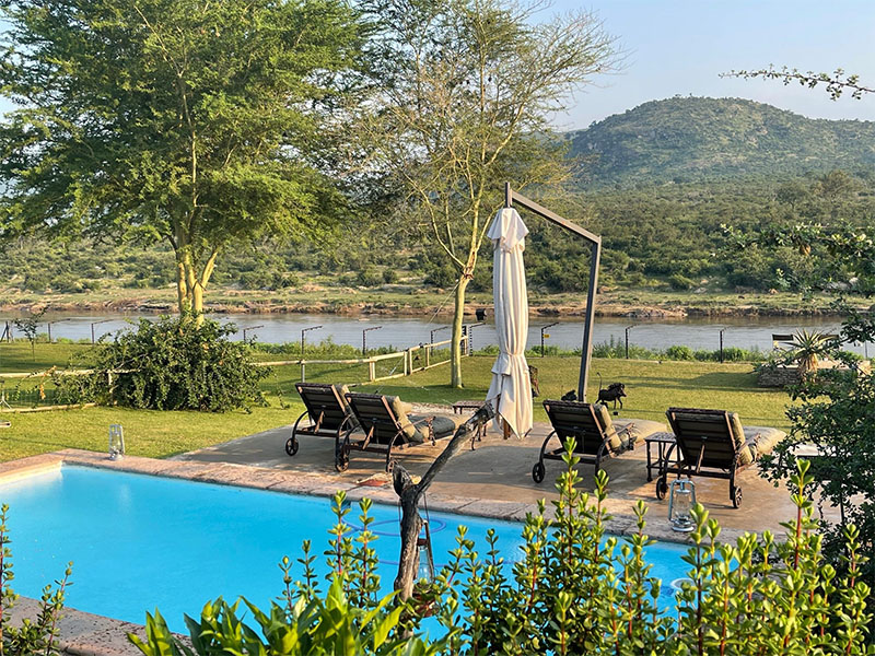 Best view of Kruger, swimming pool lodge South Africa